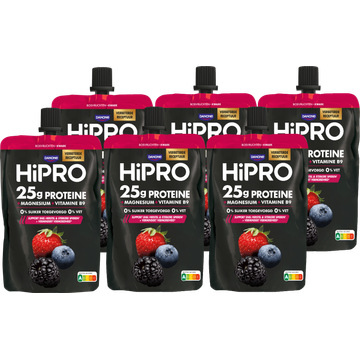 HiPRO Protein Kwark Bosvruchten 6 x  200 g