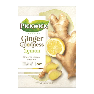 Pickwick Ginger Goodness Lemon Kruidenthee