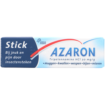 Azaron Stick tegen jeuk 5,7 g (20 mg/g)