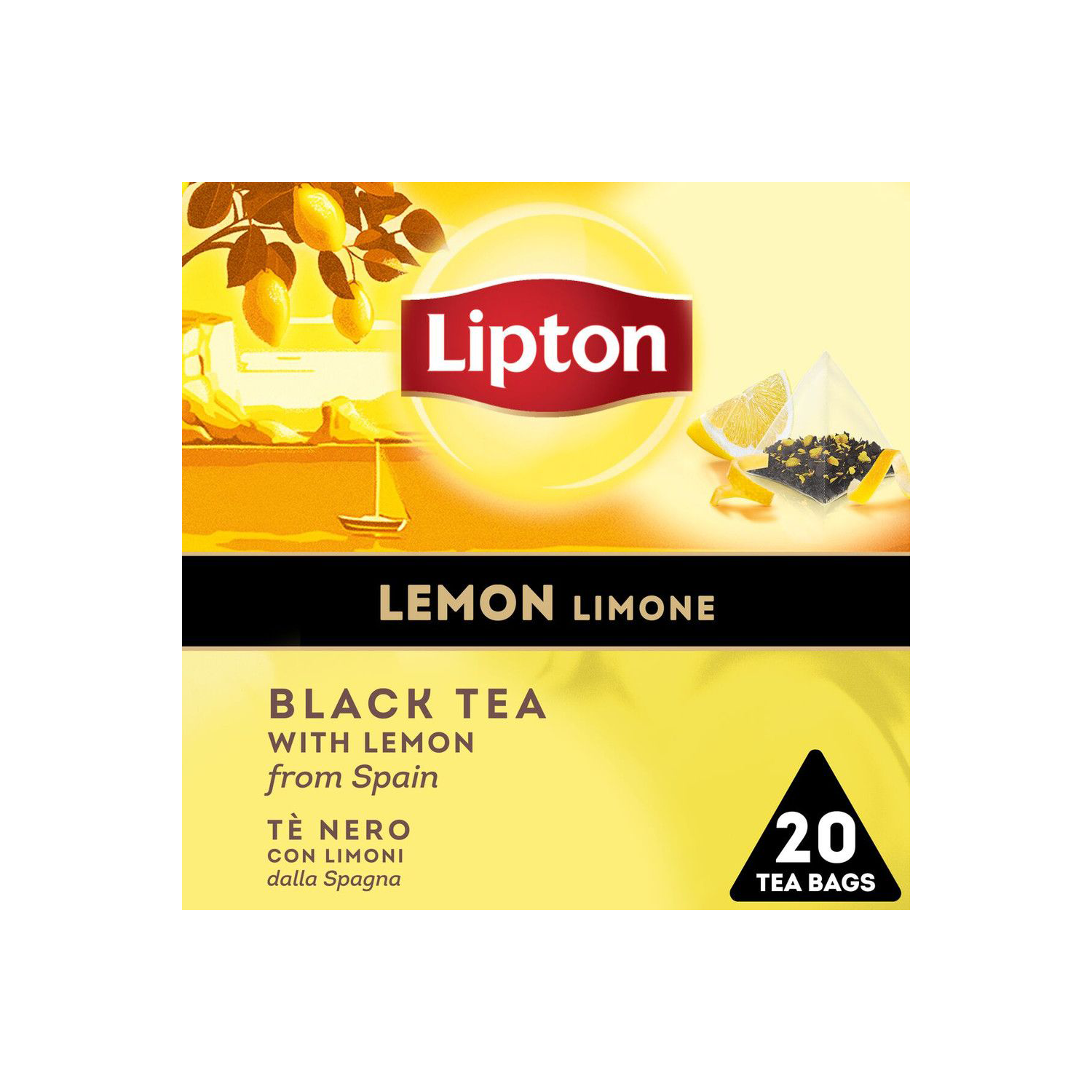 Lipton Zwarte Thee lemon