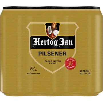 Hertog Jan Pilsener Bier Blik 6 x 50 cl