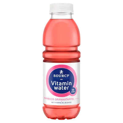 Sourcy Vitaminwater Framboos-Granaatappel 500ML