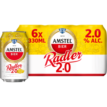 Amstel Radler Citroen Bier Blik 6 x 330ml