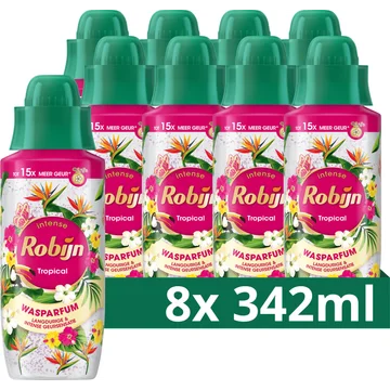 Robijn Intense Wasparfum Tropical - 8 x 342 ml