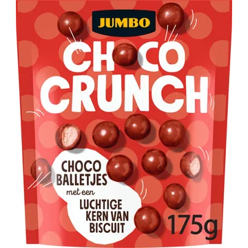 Jumbo Choco Crunch Chocoballetjes 175 g