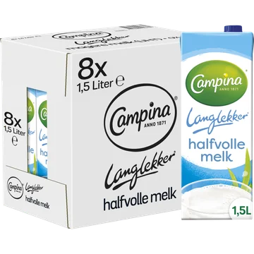 Campina Langlekker Halfvolle Melk 1,5 L
