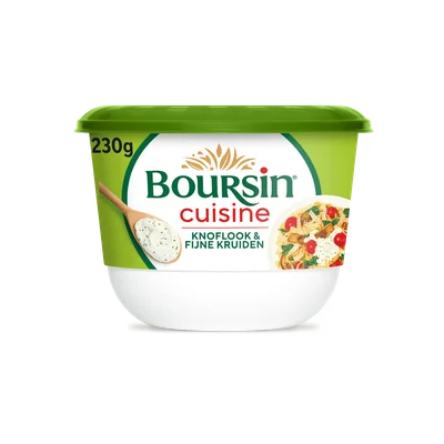Boursin Cuisine knoflook & fijne kruiden