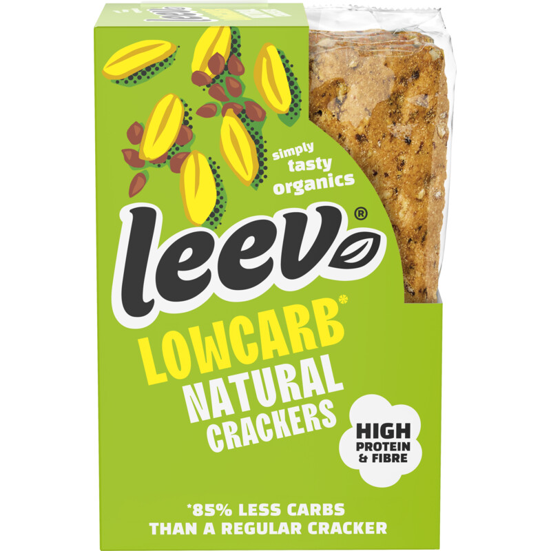 Leev Lowcarb crackers naturel