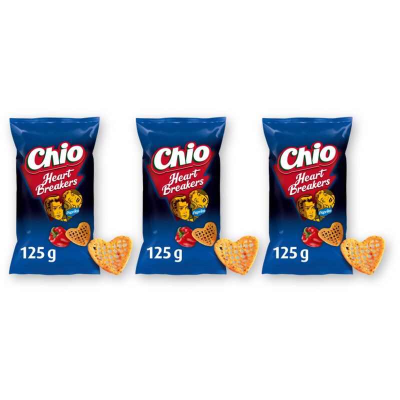 Chio Heartbreakers paprika 3-pack