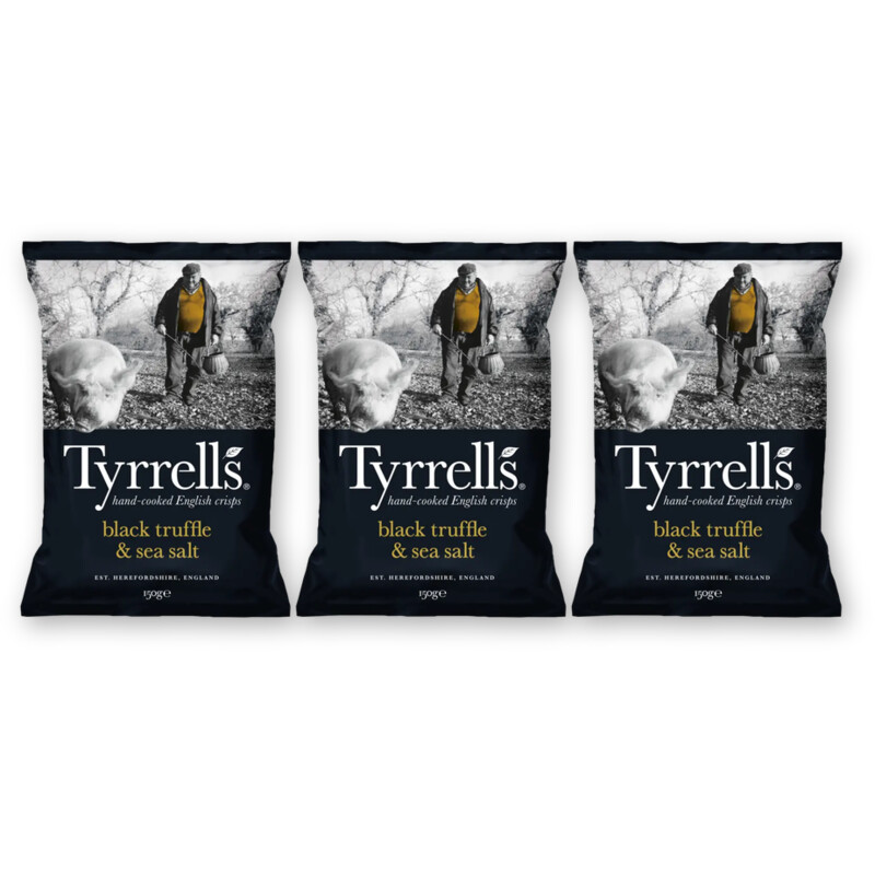 Tyrrells Chips truffle & sea salt 3-pack