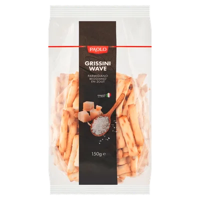 Paolo Mini grissini parmezaanse kaas zeezout