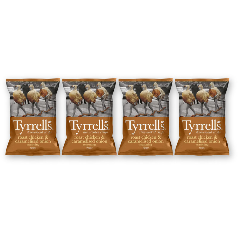 Tyrrells Roast chicken & caramelised onion 4-pack