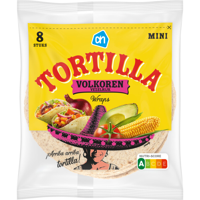 AH Tortilla volkoren wraps mini