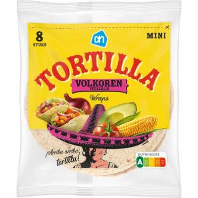 AH Tortilla volkoren wraps mini