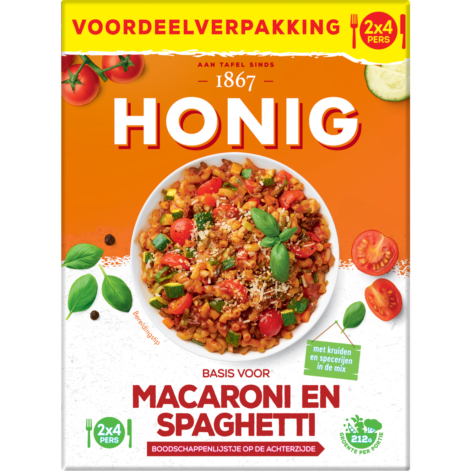 Honig Basis macaroni & spaghetti voordeel