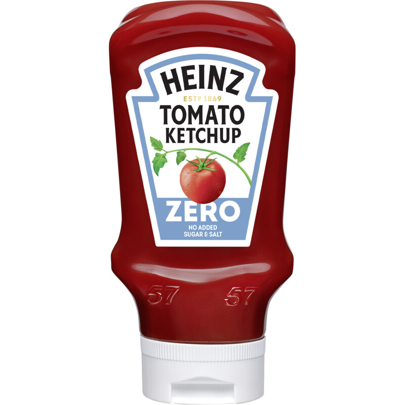 Heinz Tomato ketchup zero toegevoegde suikers