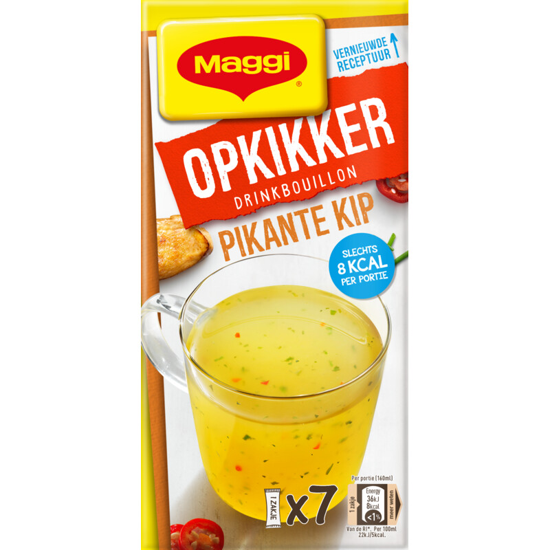 Maggi Opkikker drinkbouillon pikante kip