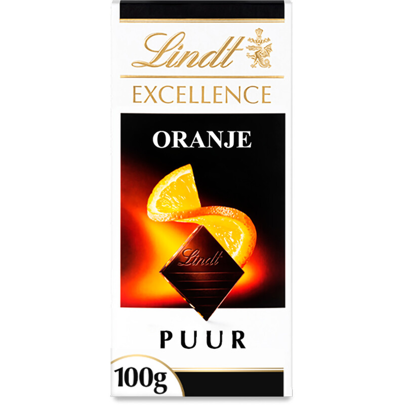 Lindt Excellence sinaasappel pure chocolade