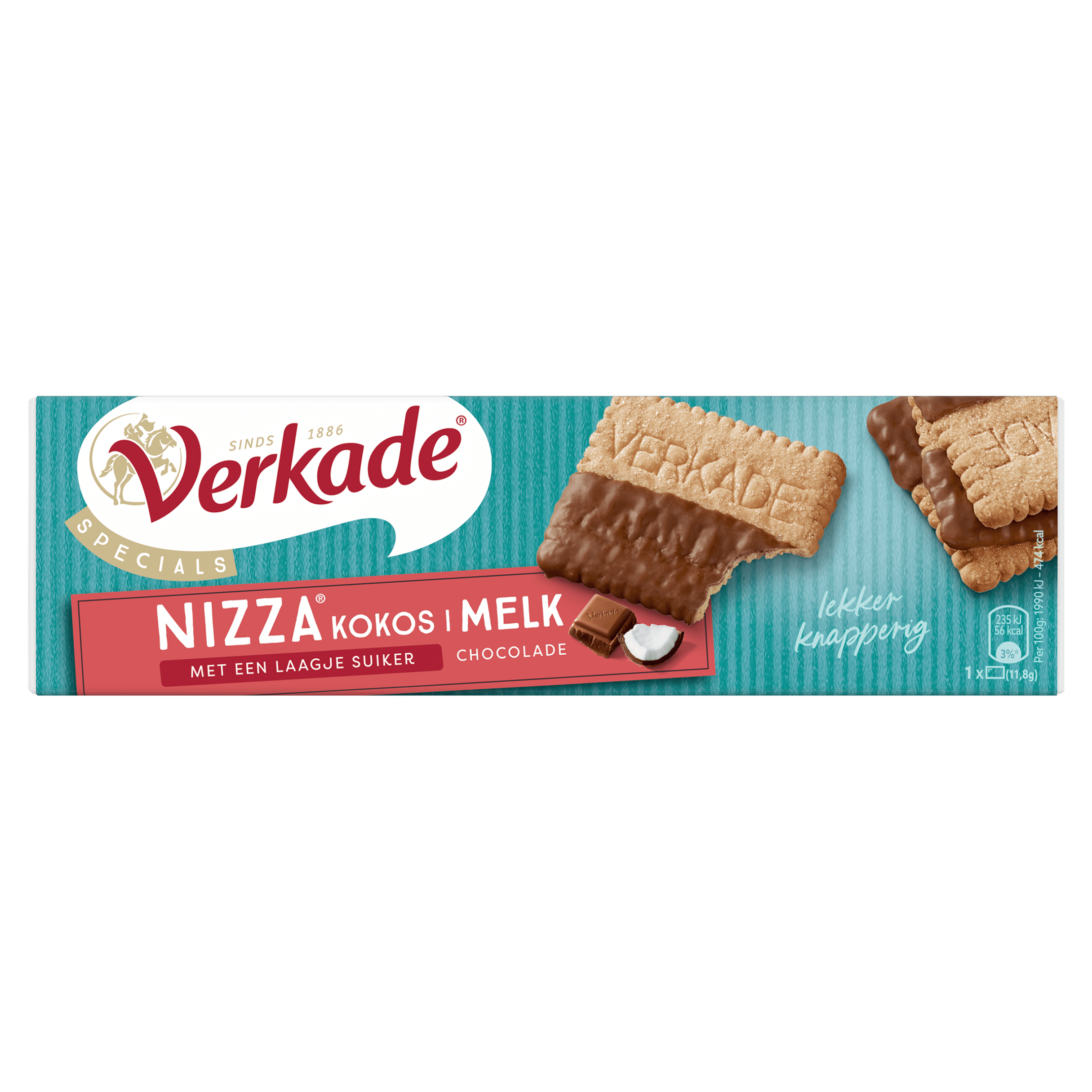 Verkade Nizza kokos melk chocolade