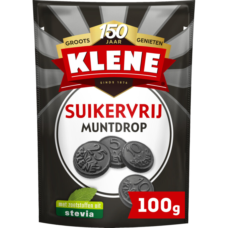 Klene Suikervrij mild zoete muntdrop