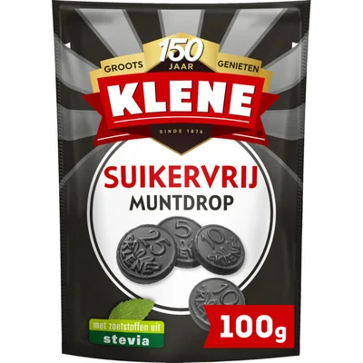 Klene Suikervrij mild zoete muntdrop