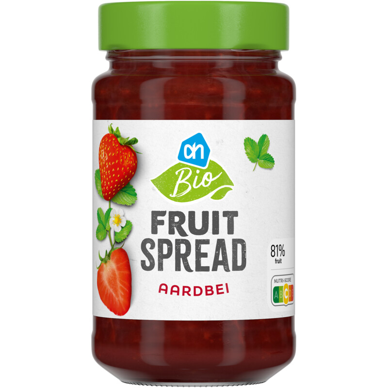 AH Biologisch Aardbei fruitspread