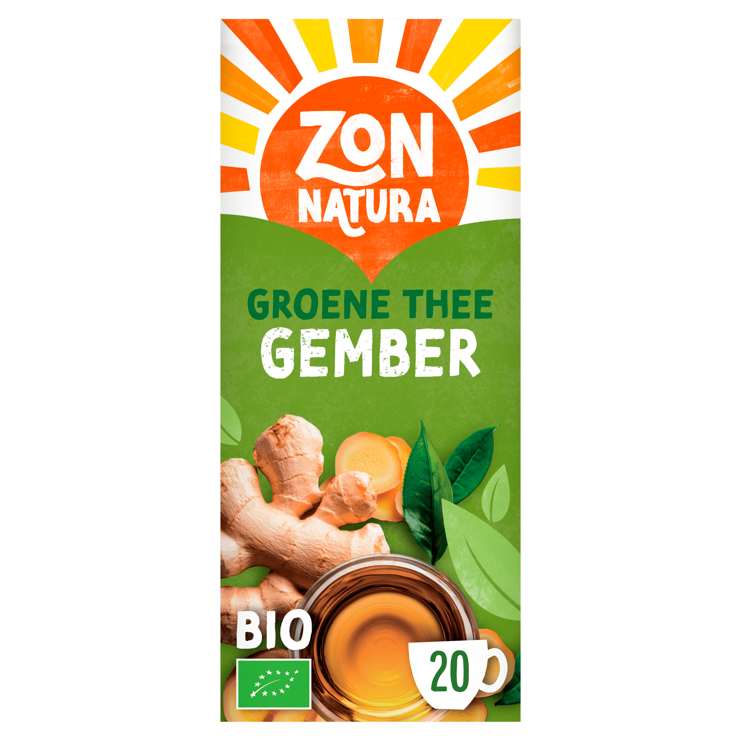 Zonnatura Groene thee gember