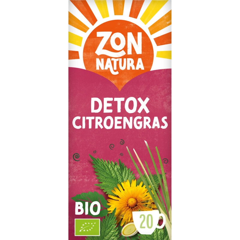 Zonnatura Detox citroengras kruideninfusie
