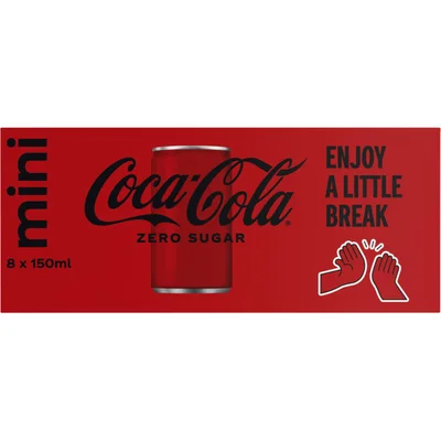 Coca-Cola Zero sugar mini 8-pack