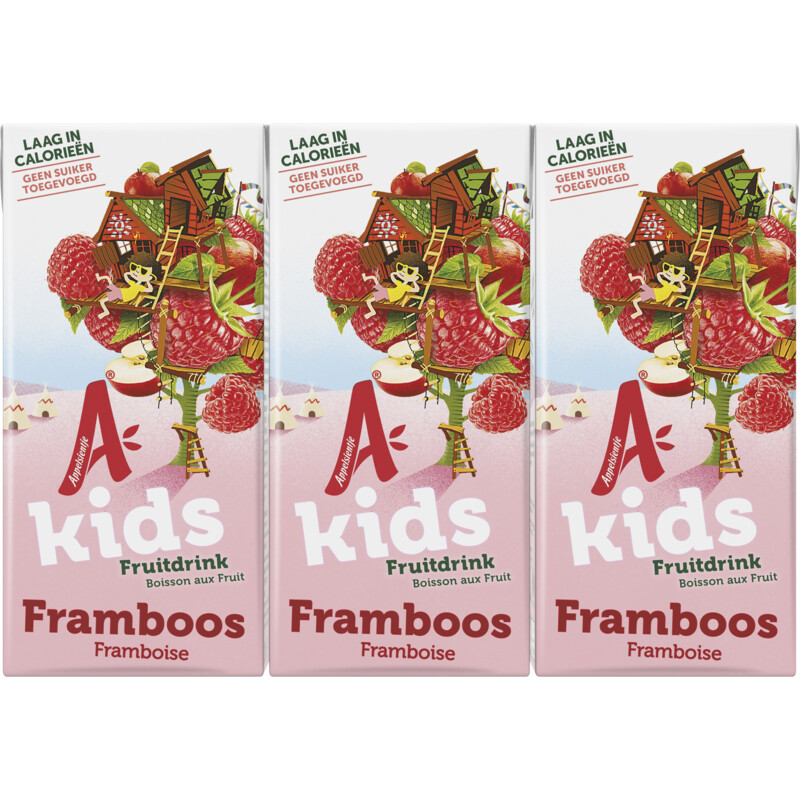 Appelsientje Kids fruitdrink framboos 6-pack