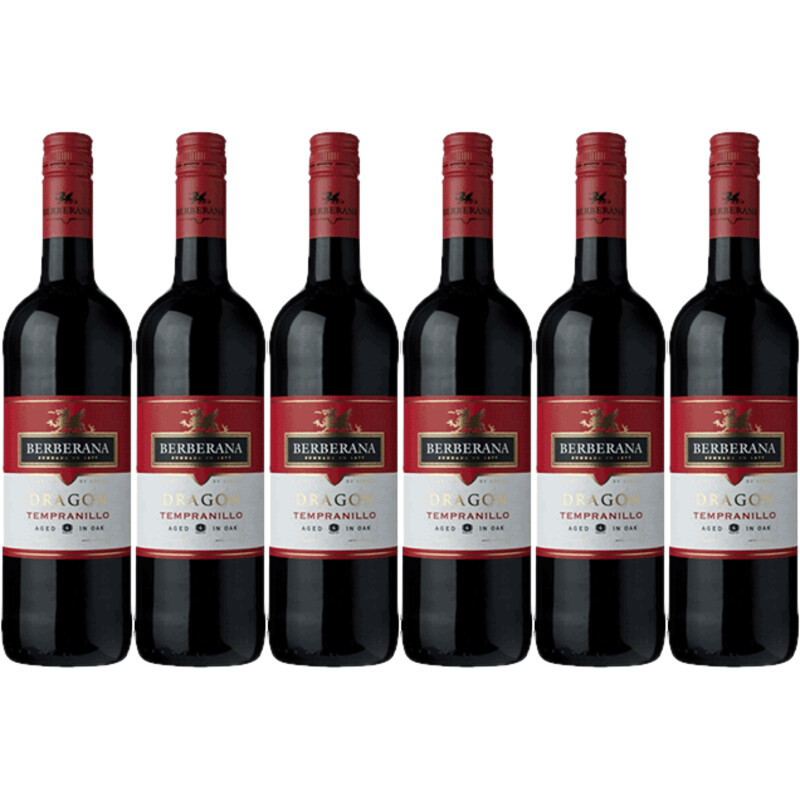 Berberana Red dragon tempranillo 6 flessen