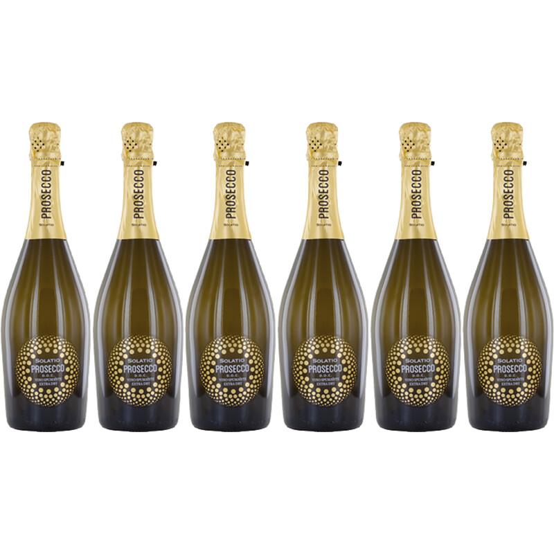 Solatio Prosecco spumante extra dry 6 flessen