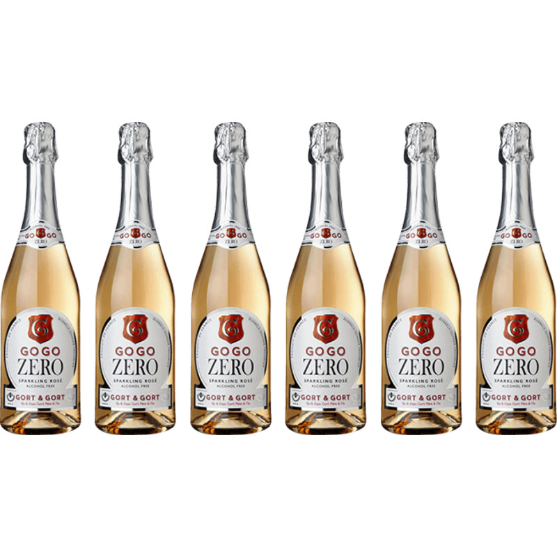 Gort & Gort Sparkling rosé alcoholvrij 6 flessen