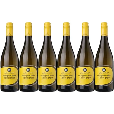 Puklavec & Friends sauvignon blanc & pinot grigio 6 flessen