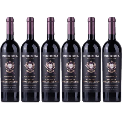 Ricossa Barbera piemonte appassimento 6 flessen