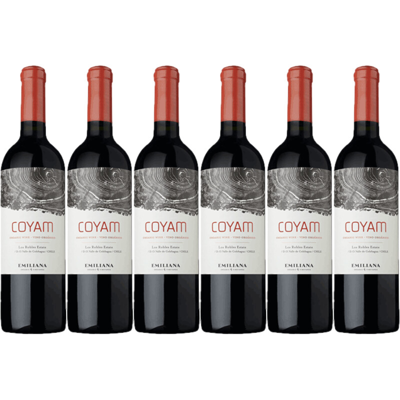 Coyam Rood organic wine 6 flessen