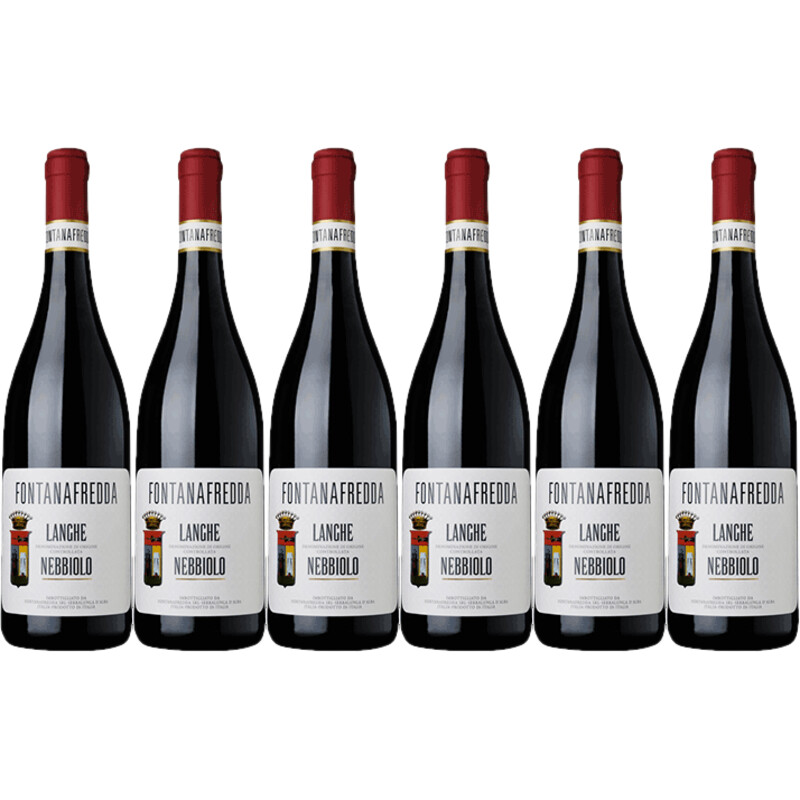 Fontanafredda Nebbiolo langhe 6 flessen