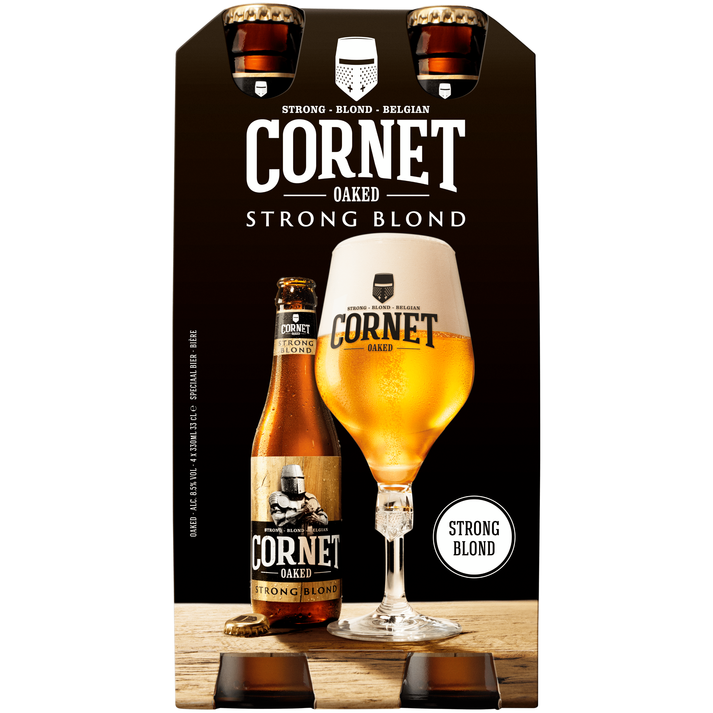 Cornet Oaked gold blond 4-pack