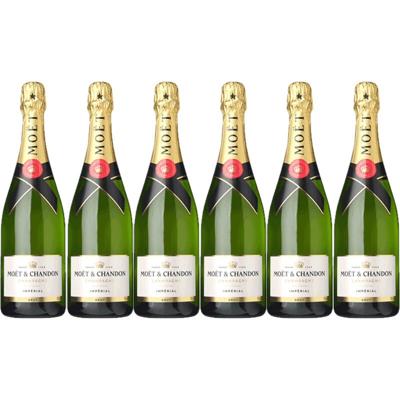 Moët & Chandon Champagne brut impérial 6 flessen