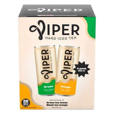 Viper Hard seltzer variety 4-pack