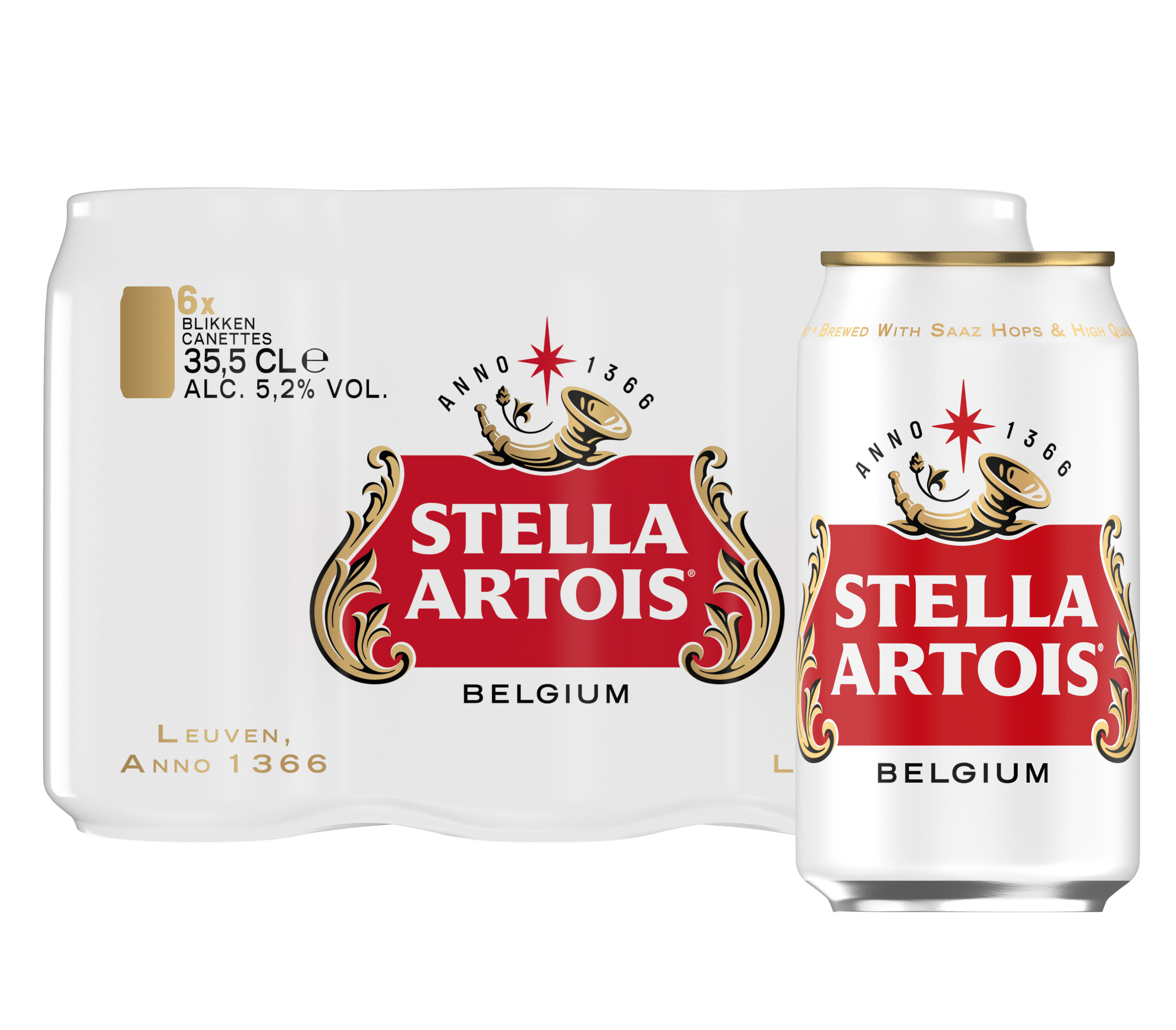 Stella Artois Belgium pils 6-pack