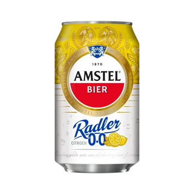 Amstel Radler citroen 0.0 bier
