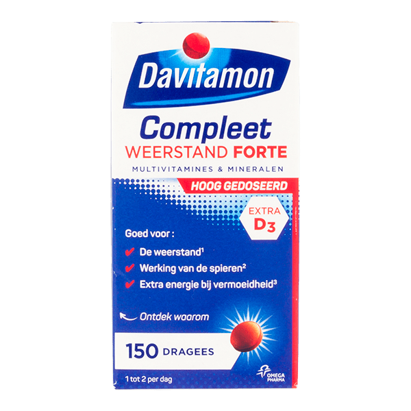 Davitamon Compleet weerstand forte kauwvitamines