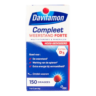 Davitamon Compleet weerstand forte kauwvitamines
