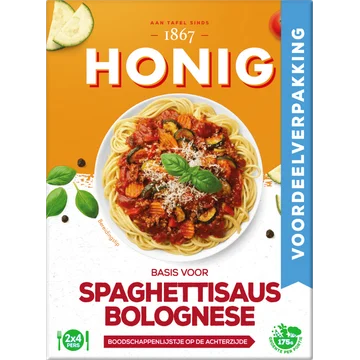 Honig Maaltijdmix voor Spaghettisaus Bolognese Dubbelpak 2 x 41 g