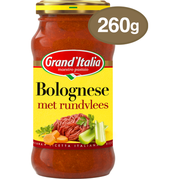 Grand'Italia Bolognese met Rundvlees 260 g