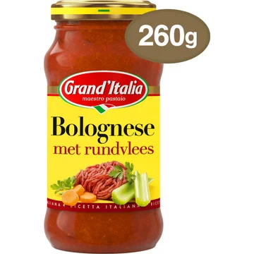 Grand'Italia Bolognese met Rundvlees 260 g