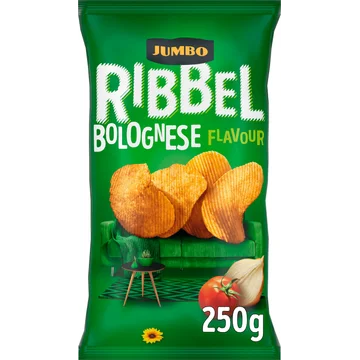 Jumbo Ribbel Chips Bolognese 250 g