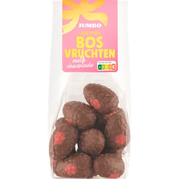 Jumbo Luxe Eitjes Bosvruchten Melkchocolade 150 g