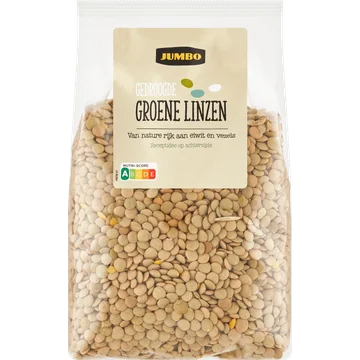 Jumbo Gedroogde Groene Linzen 500 g